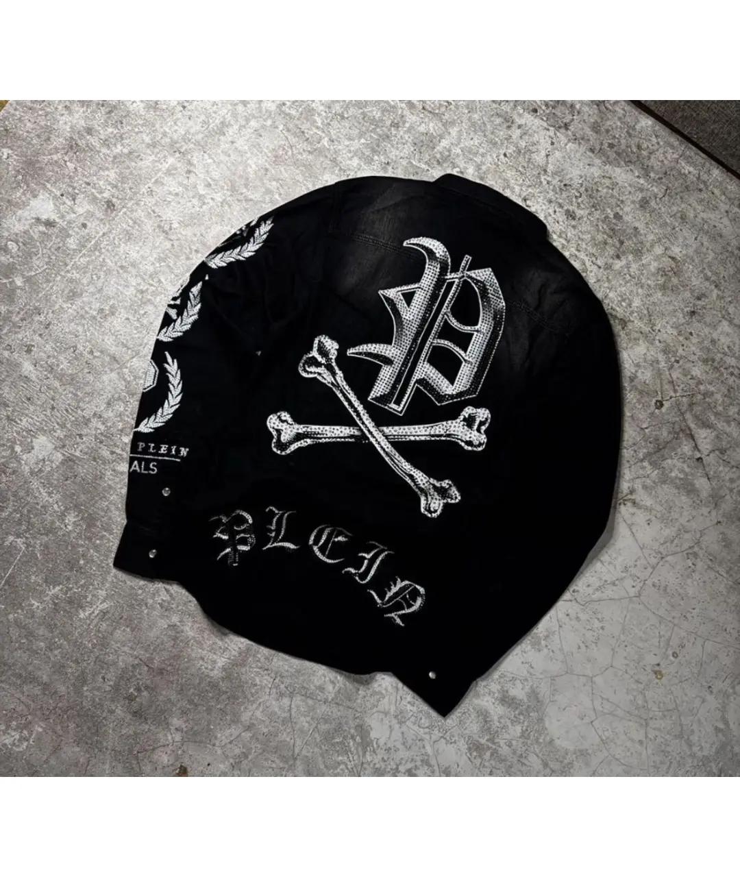 PHILIPP PLEIN Черная кэжуал рубашка, фото 5