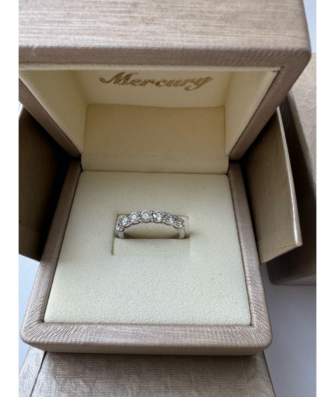 MERCURY Серебряное кольцо из белого золота, фото 2