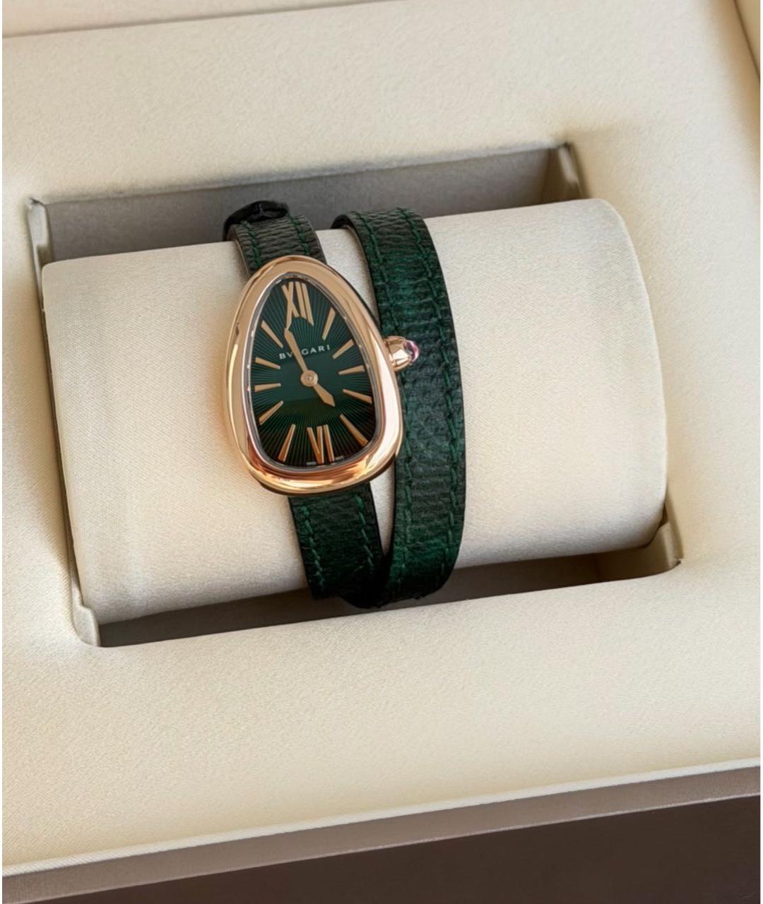 BVLGARI Зеленые часы, фото 9