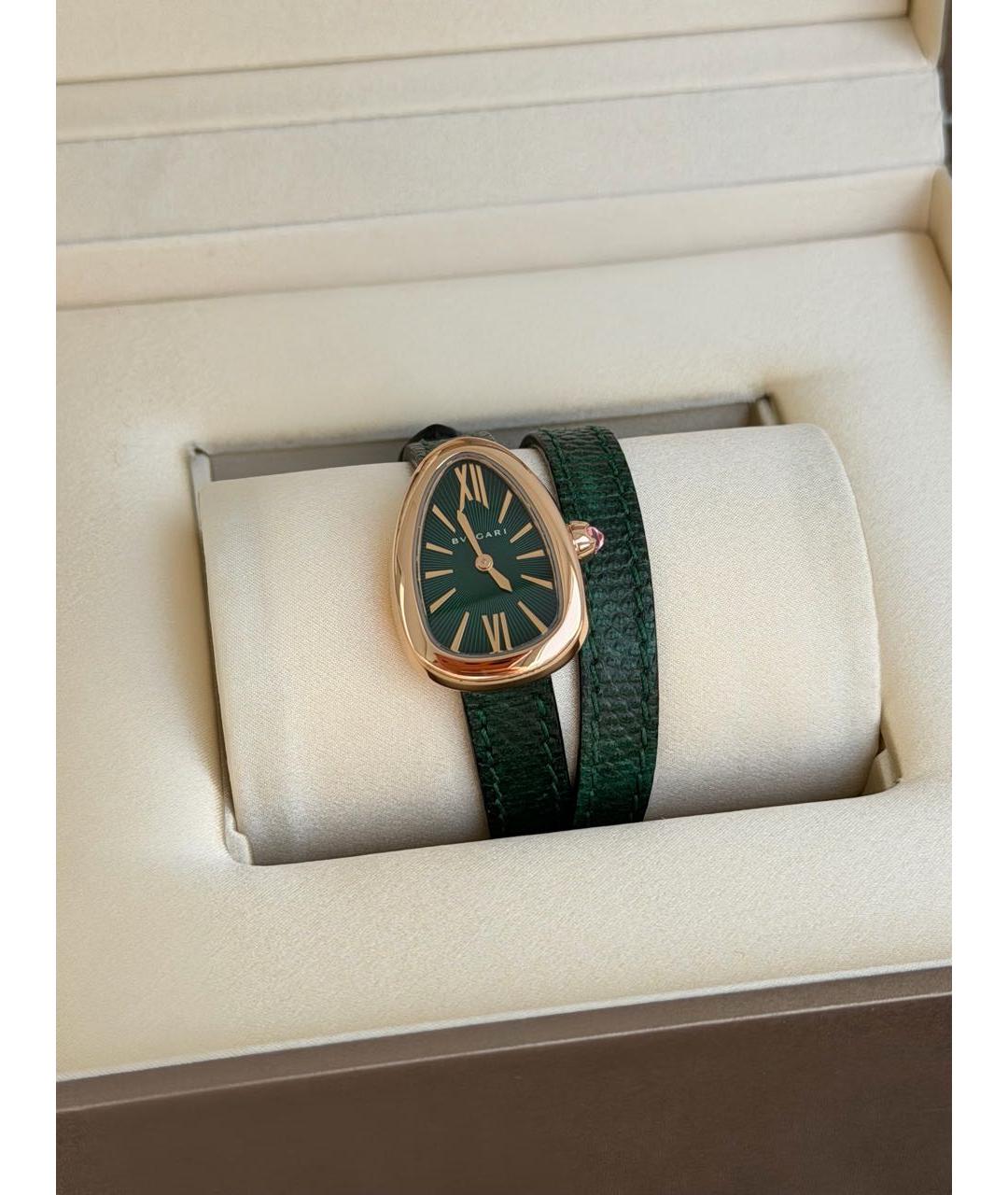 BVLGARI Зеленые часы, фото 6