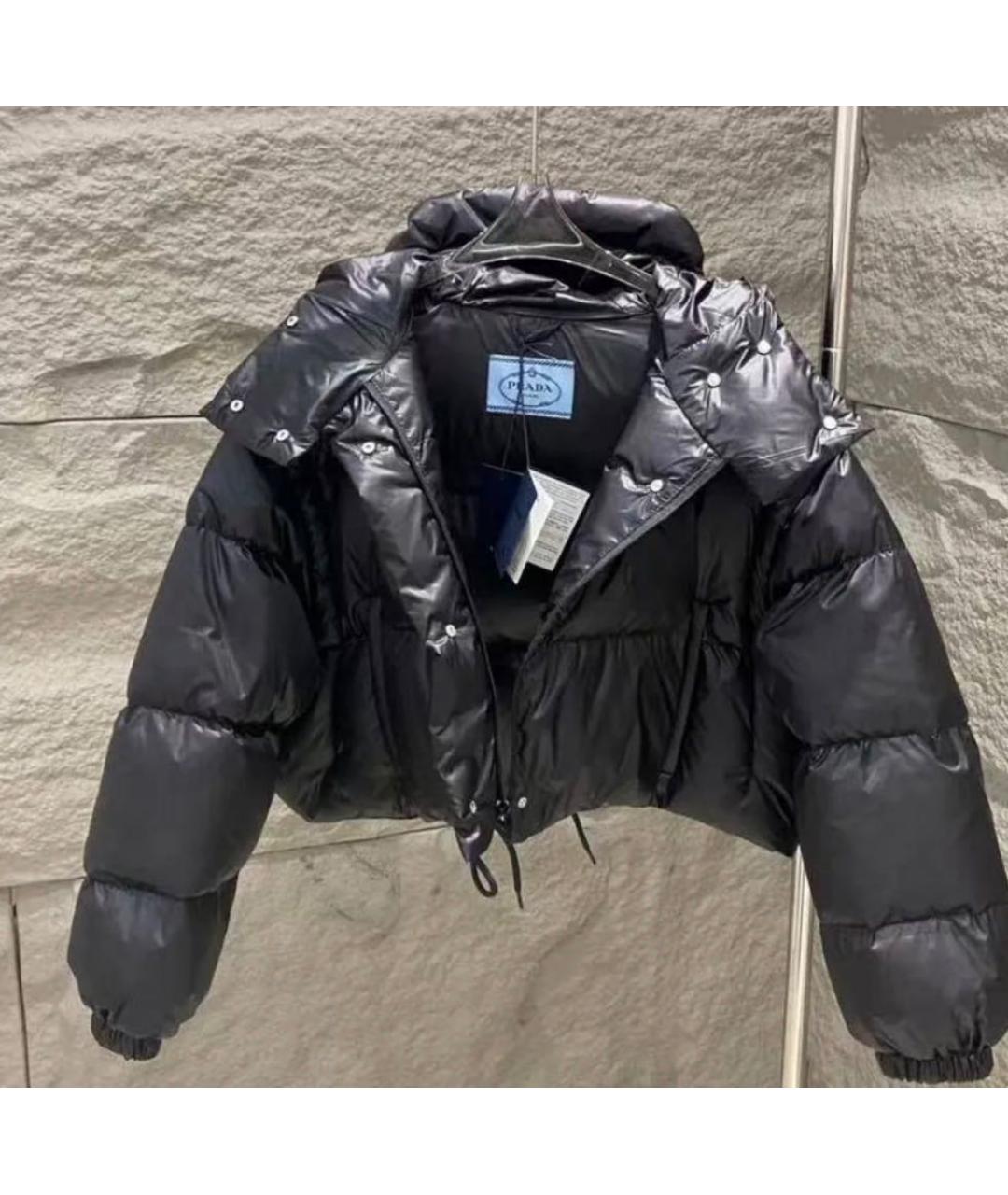PRADA Черный пуховик, фото 3