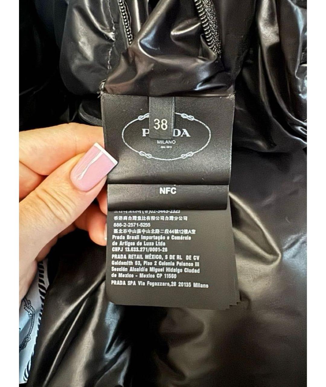 PRADA Черный пуховик, фото 5
