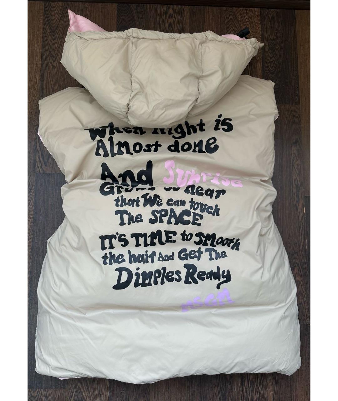 MSGM Розовый жилет, фото 3