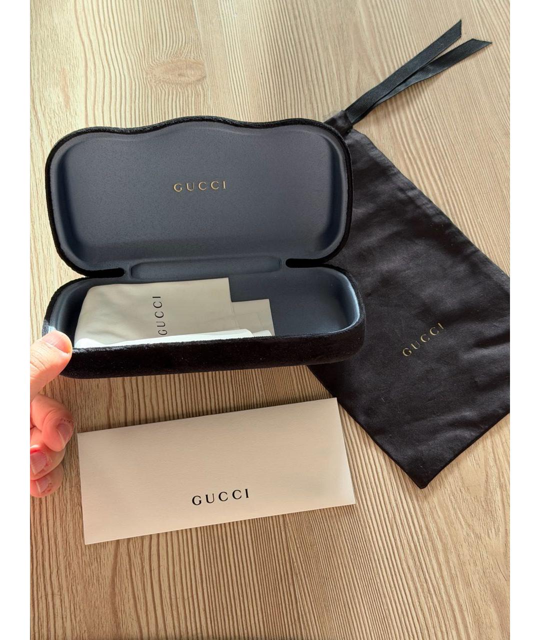 GUCCI Мульти пластиковые солнцезащитные очки, фото 4