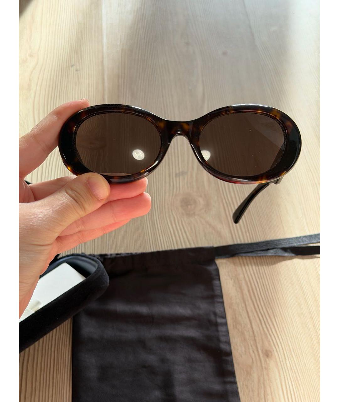 GUCCI Мульти пластиковые солнцезащитные очки, фото 6