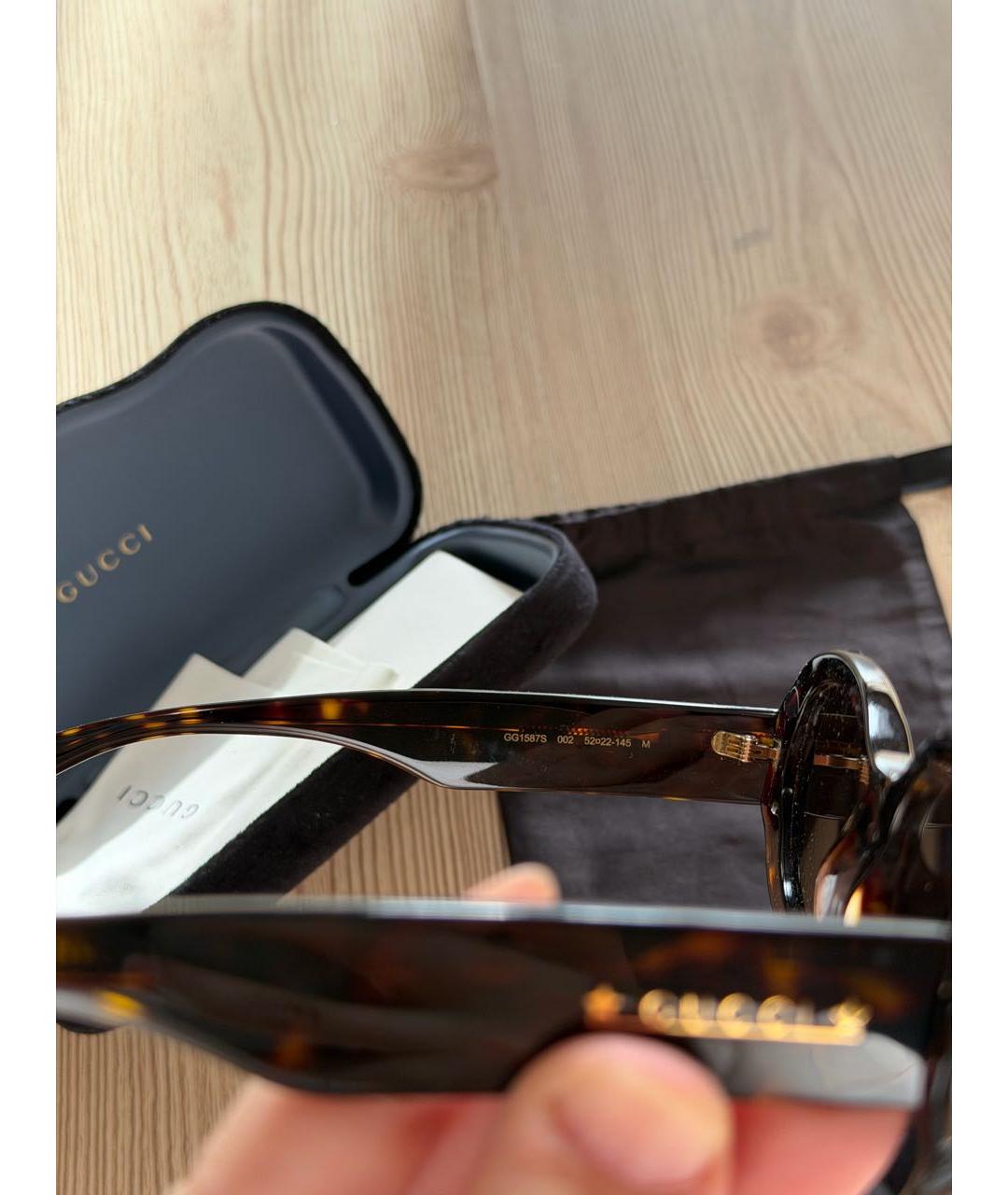 GUCCI Мульти пластиковые солнцезащитные очки, фото 5