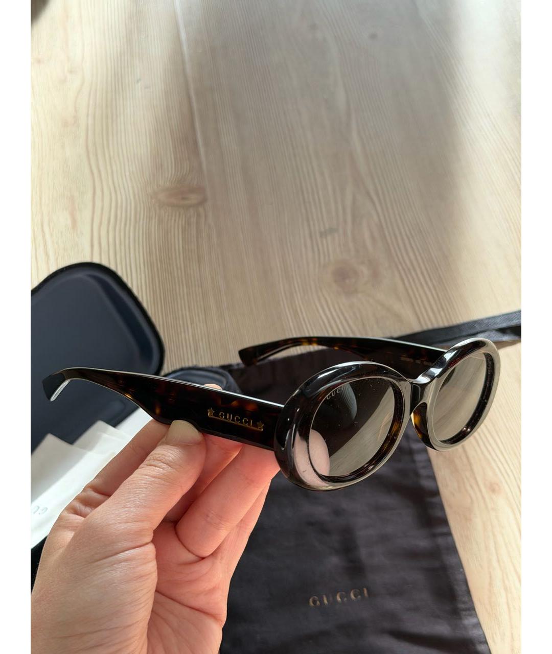 GUCCI Мульти пластиковые солнцезащитные очки, фото 2