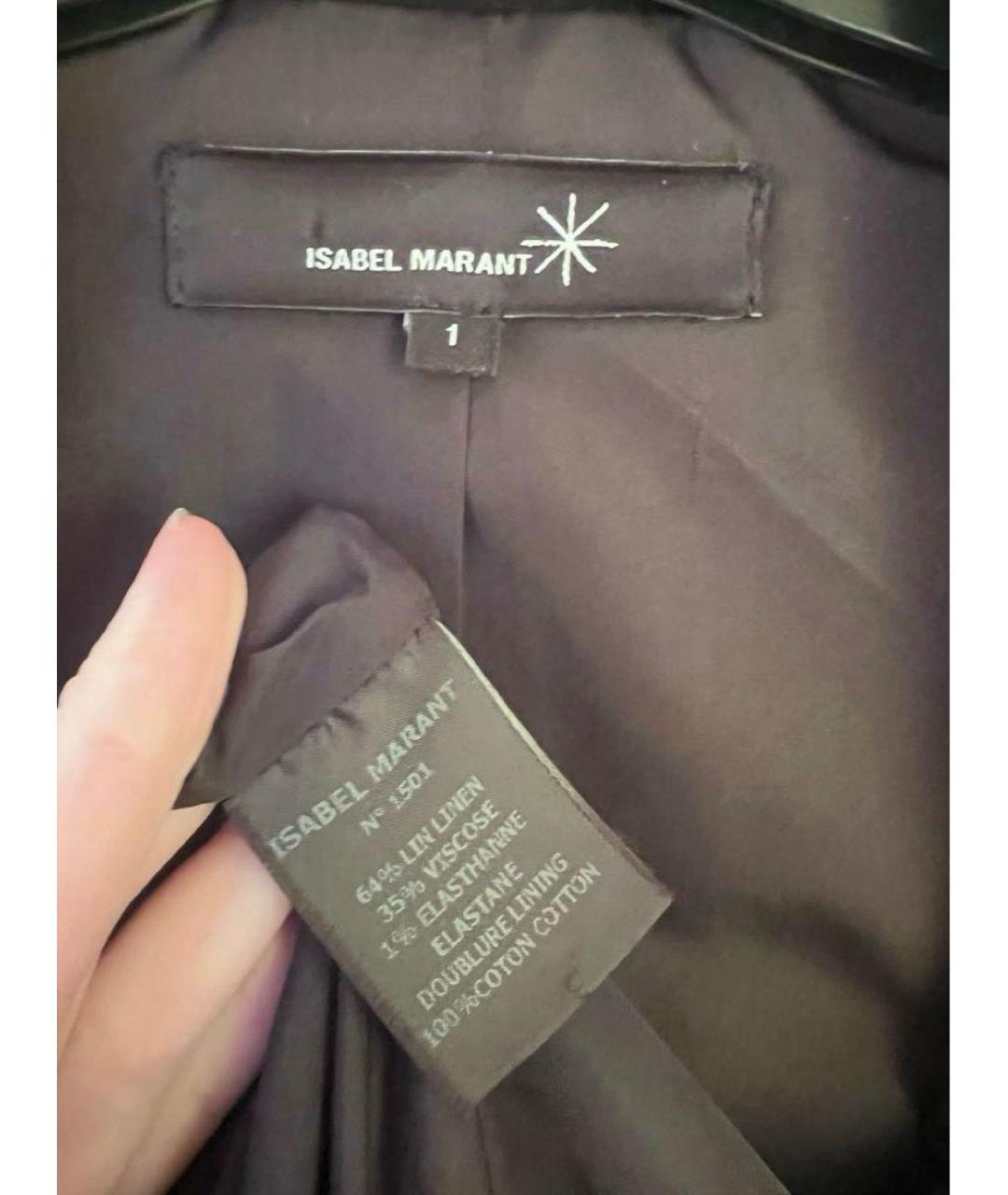 ISABEL MARANT Черный жакет/пиджак, фото 4