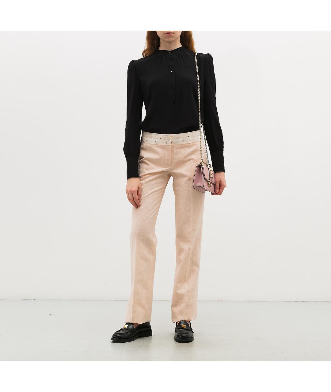 PRADA Черная шелковая блузы, фото 5