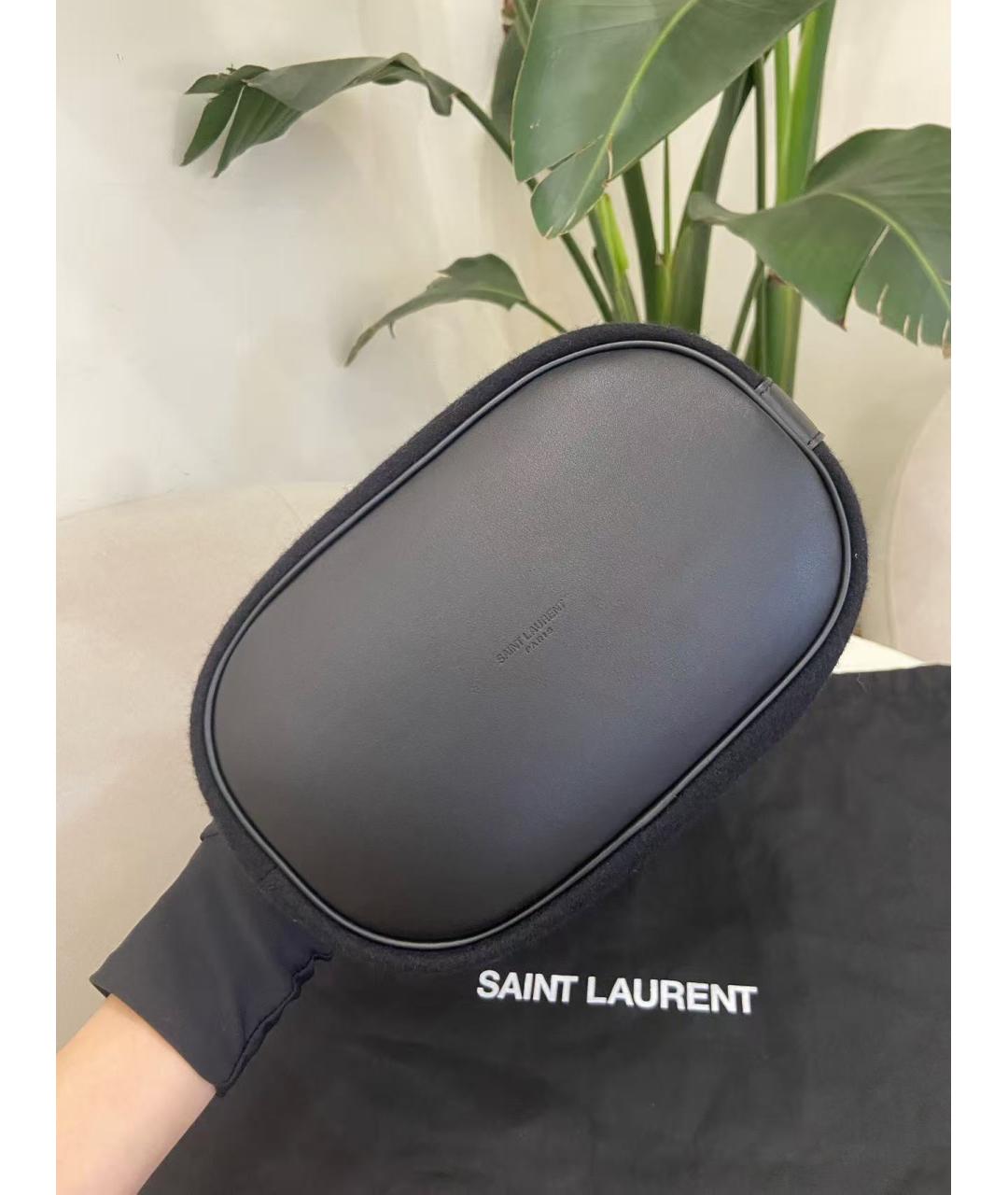 SAINT LAURENT Черная сумка через плечо, фото 4