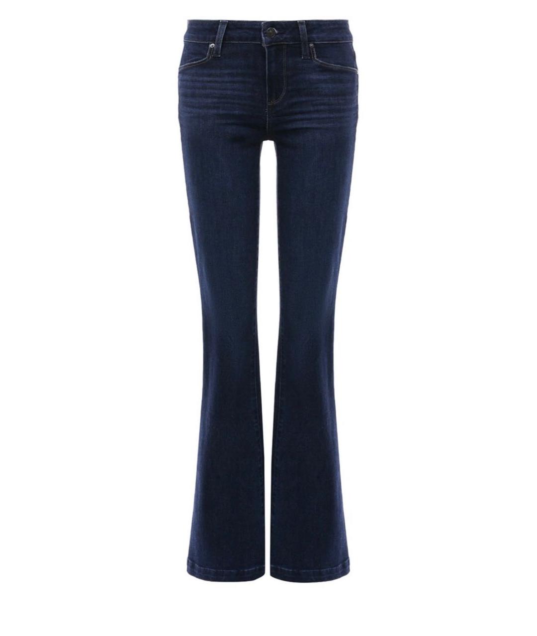 PAIGE Синие хлопковые джинсы клеш, фото 1