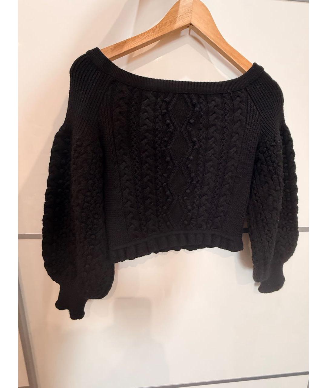 VALENTINO Черный шерстяной джемпер / свитер, фото 2