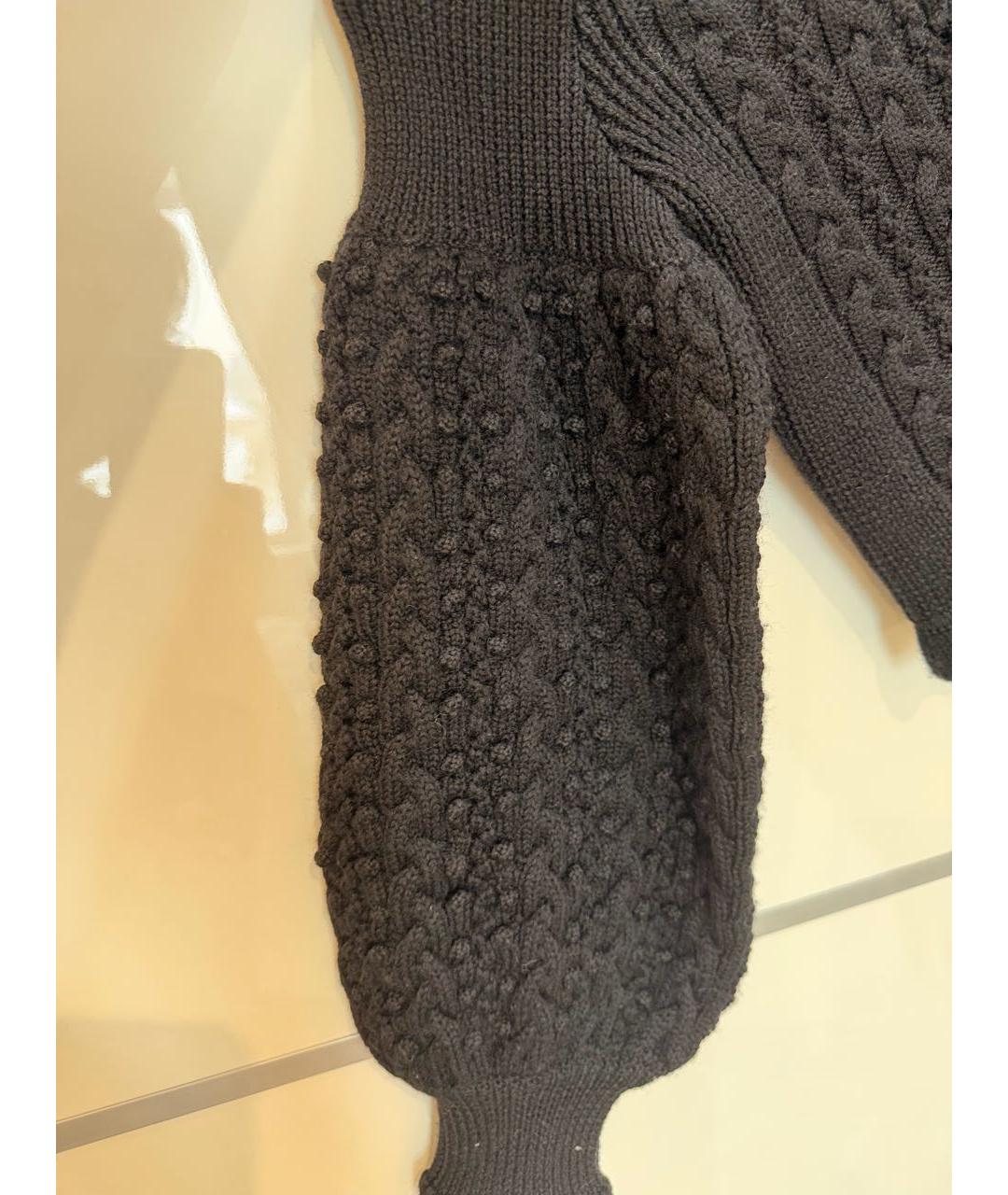 VALENTINO Черный шерстяной джемпер / свитер, фото 5