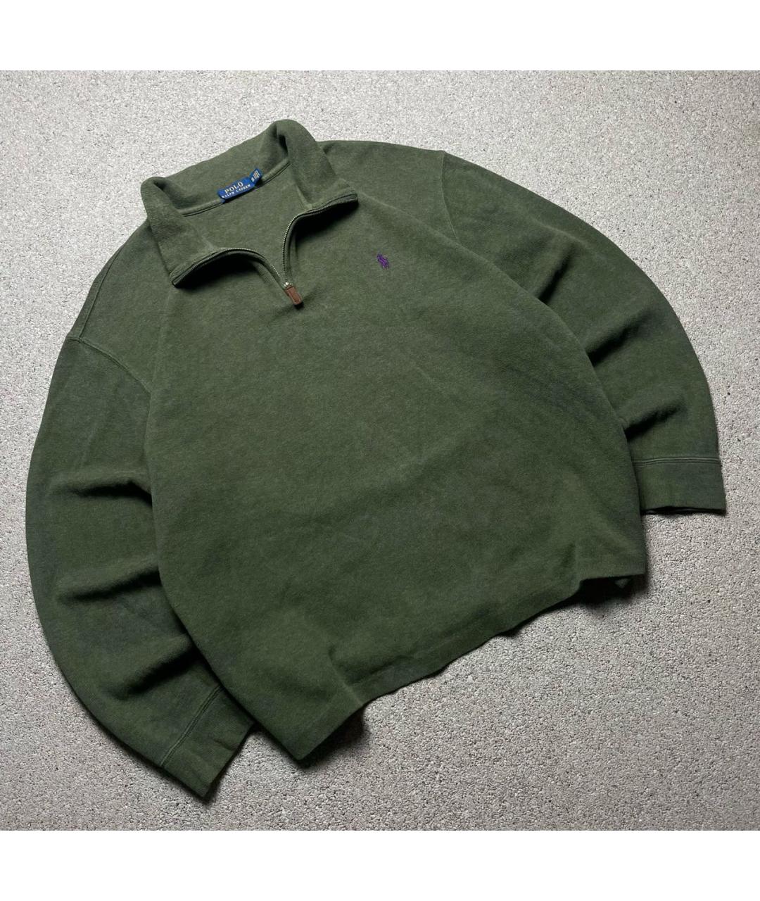 POLO RALPH LAUREN Хаки хлопковый джемпер / свитер, фото 4