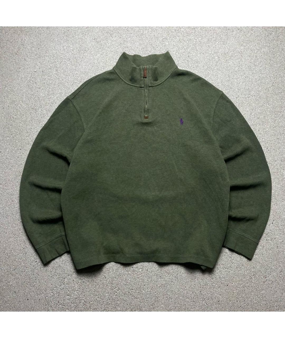 POLO RALPH LAUREN Хаки хлопковый джемпер / свитер, фото 2