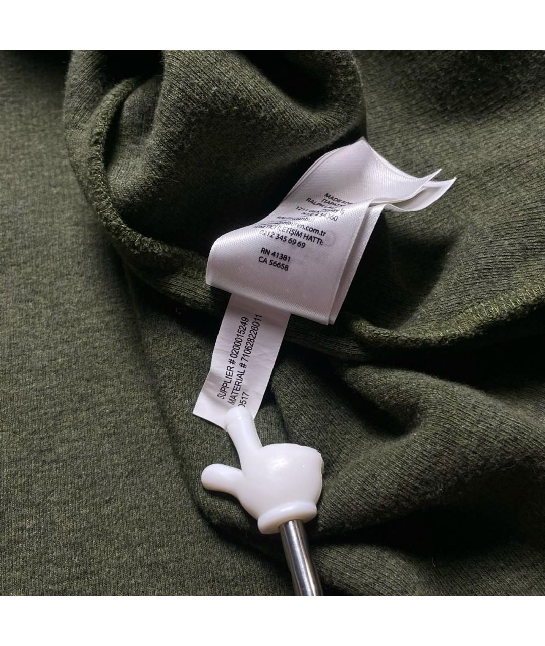 POLO RALPH LAUREN Хаки хлопковый джемпер / свитер, фото 7