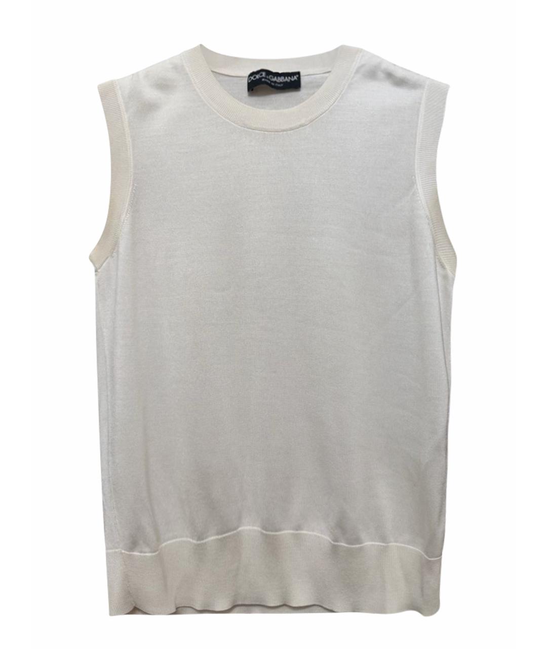 DOLCE&GABBANA Белый джемпер / свитер, фото 1