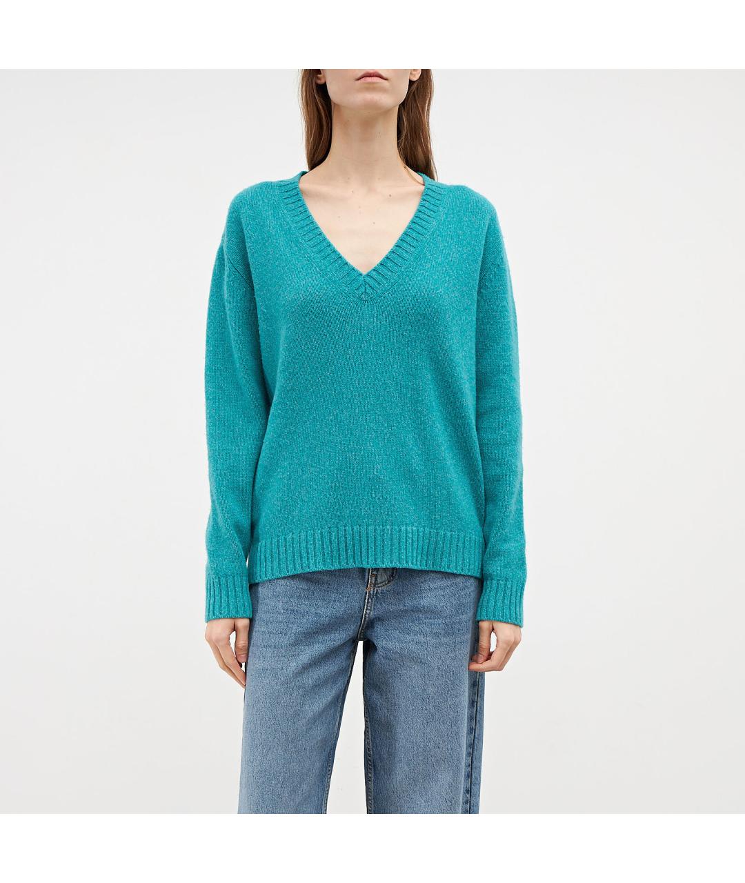 PRADA Бирюзовый джемпер / свитер, фото 6