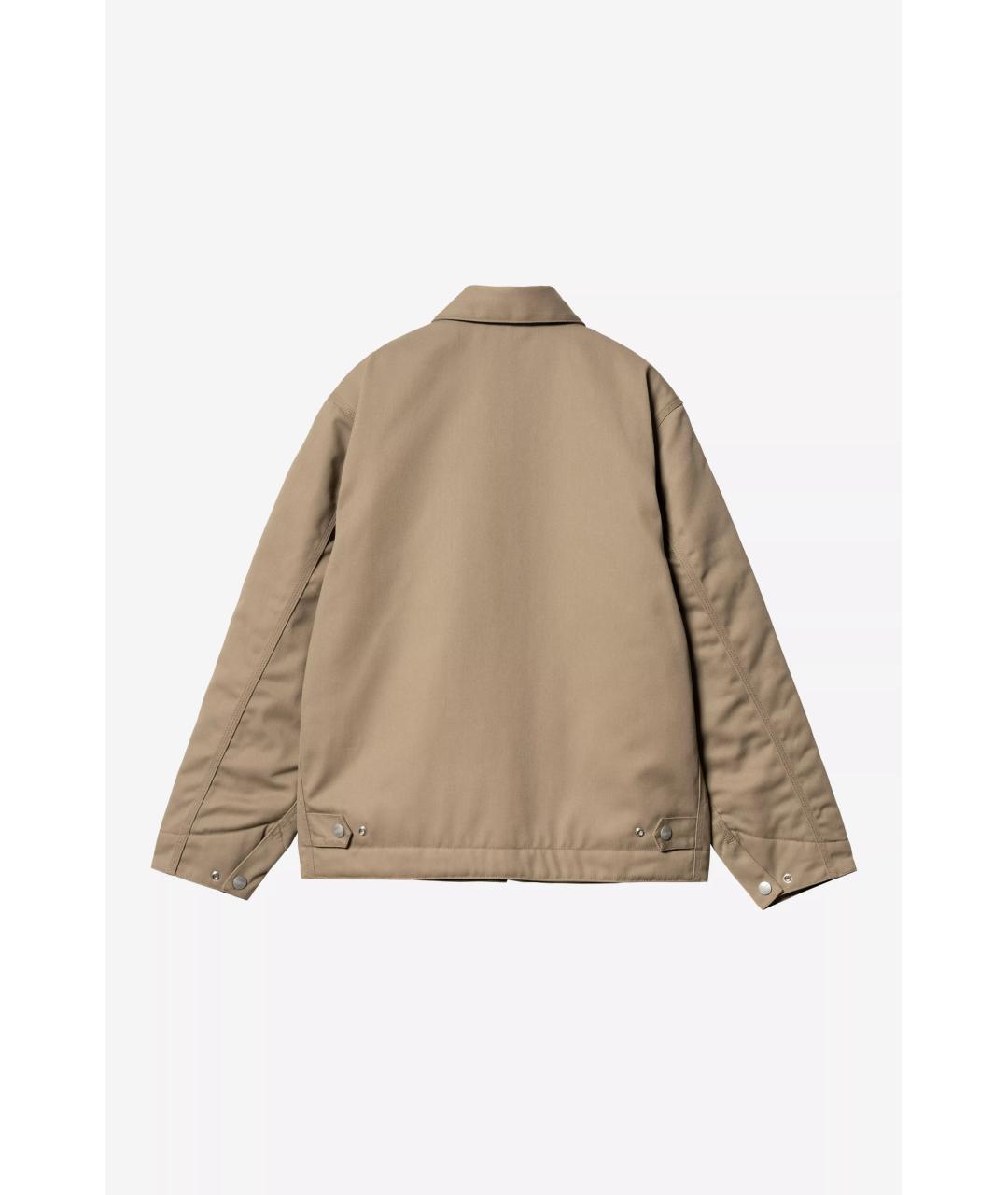 CARHARTT WIP Бежевая хлопковая куртка, фото 2