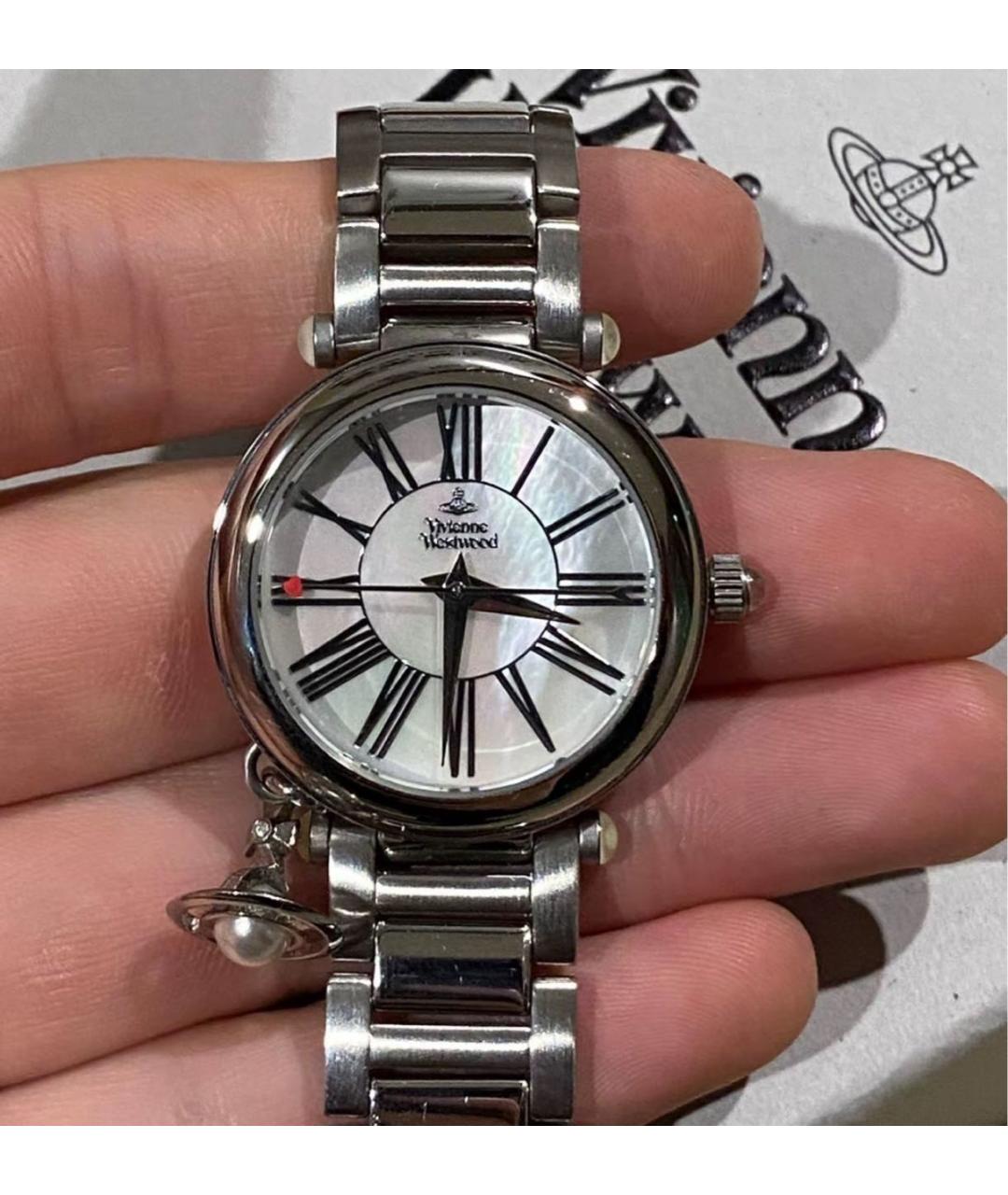 VIVIENNE WESTWOOD Серебряные стальные часы, фото 4