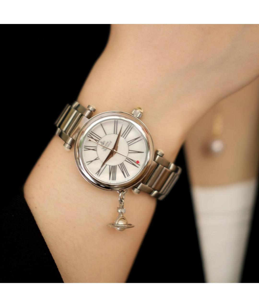 VIVIENNE WESTWOOD Серебряные стальные часы, фото 3