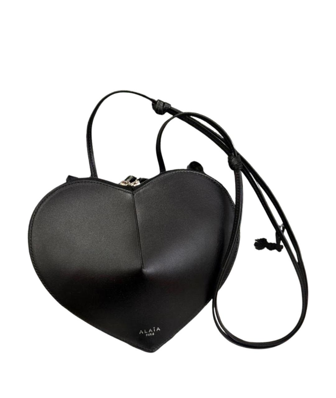 ALAIA Черная кожаная сумка через плечо, фото 1