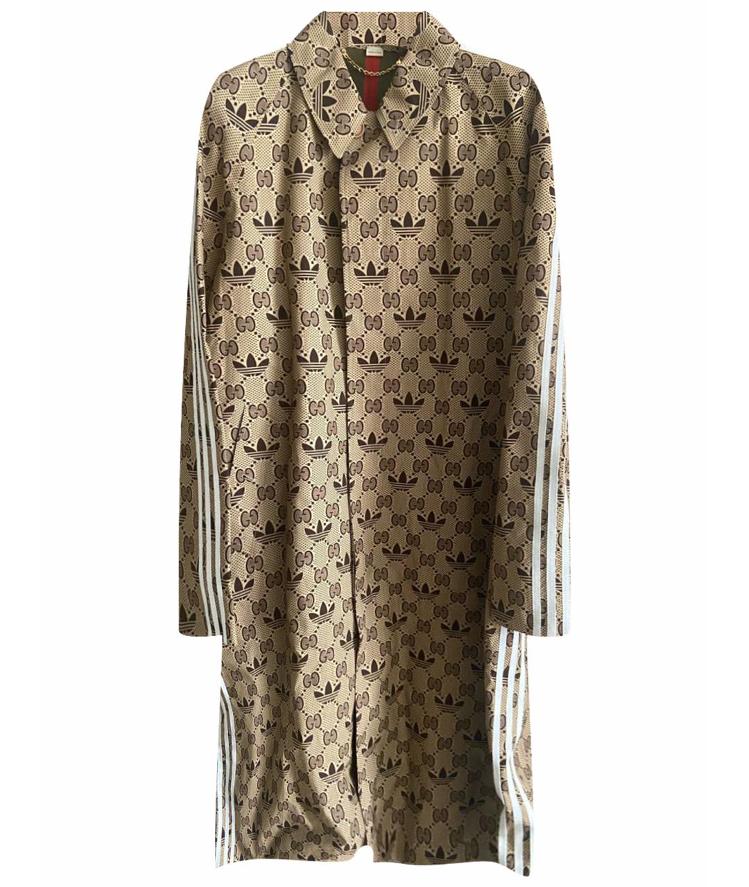 GUCCI Бежевый хлопковый тренч / плащ, фото 1