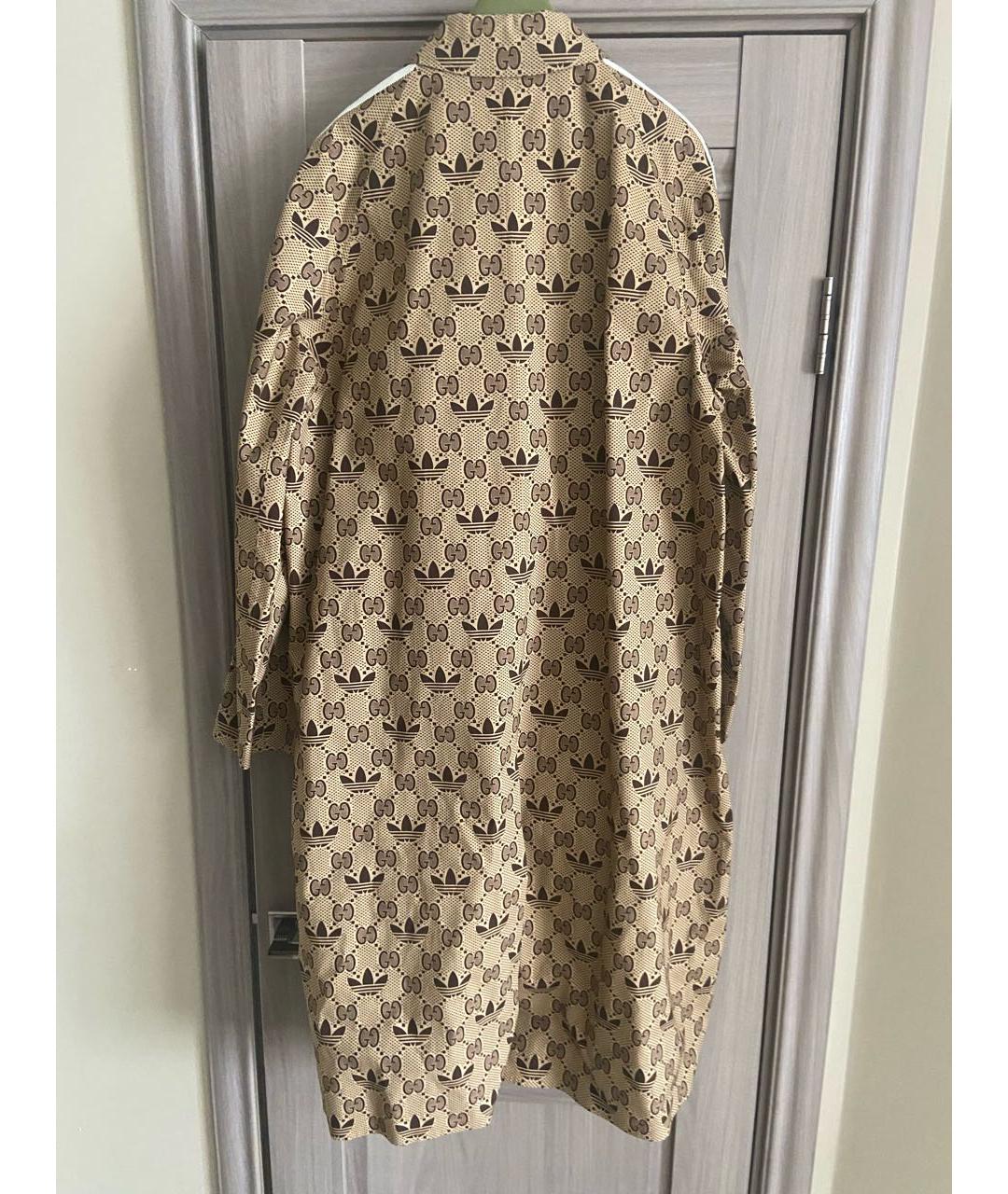 GUCCI Бежевый хлопковый тренч / плащ, фото 2