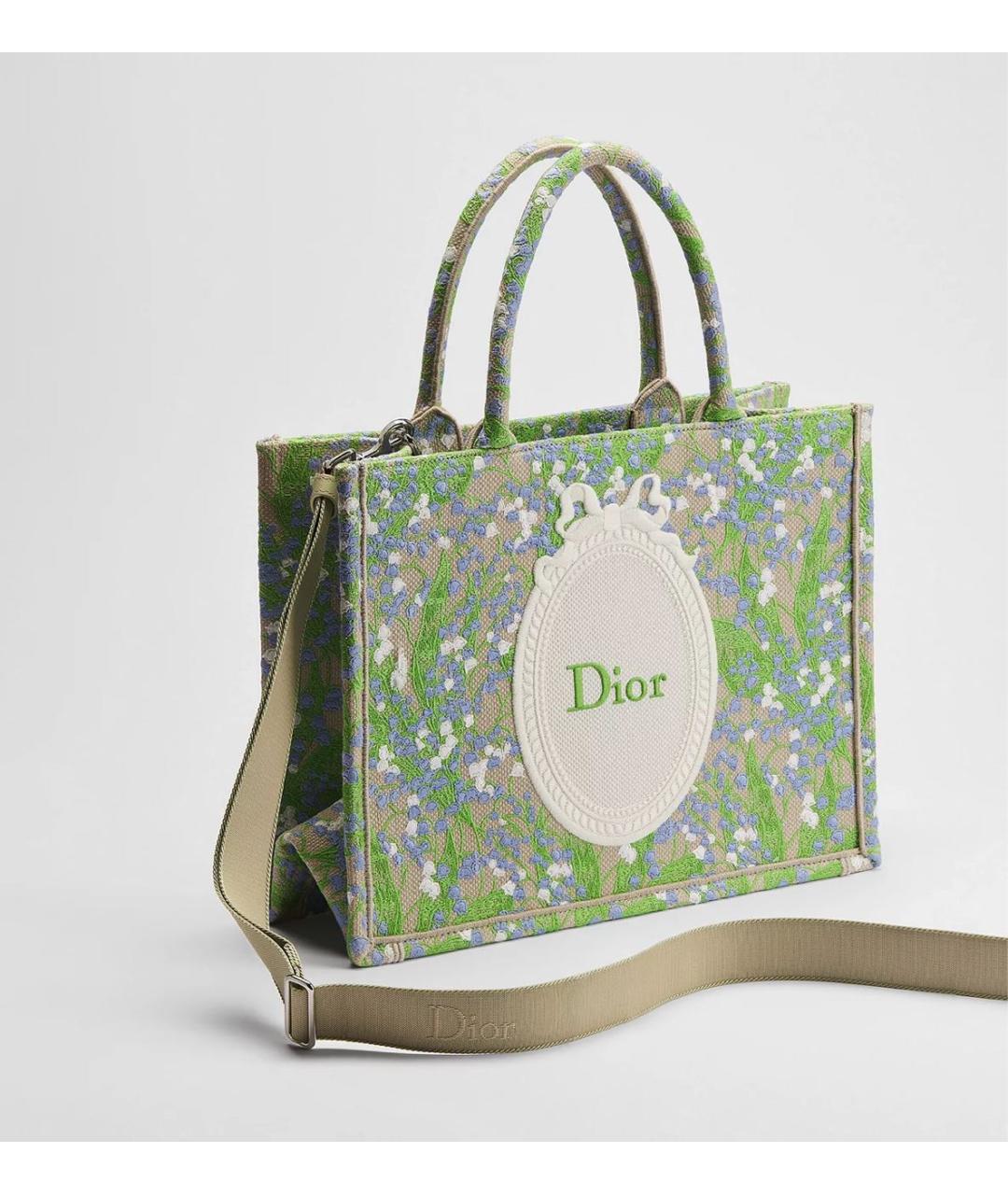 CHRISTIAN DIOR Зеленая сумка через плечо, фото 2