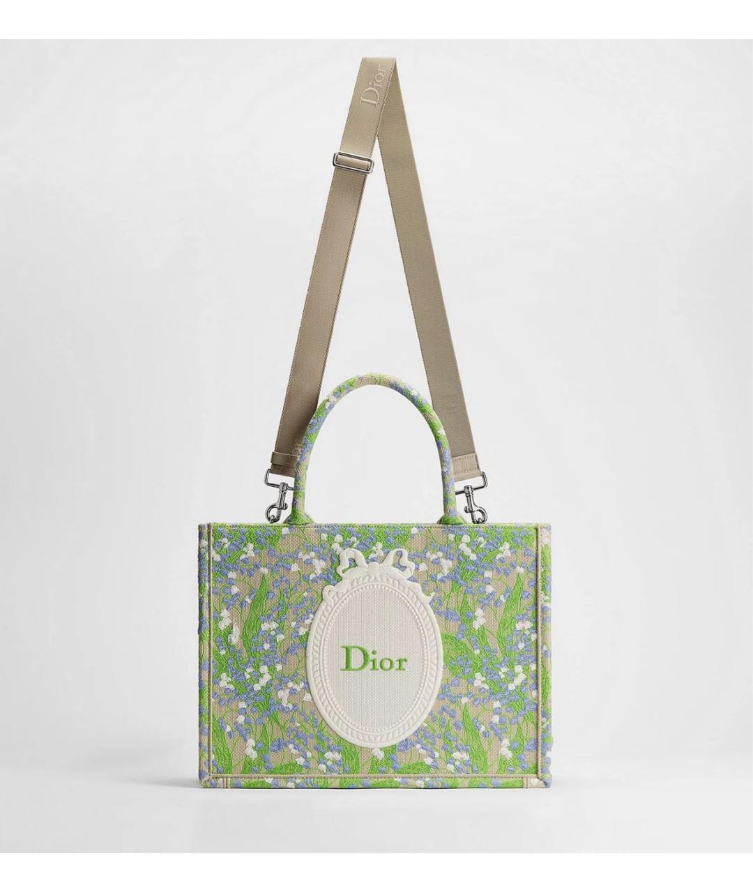 CHRISTIAN DIOR Зеленая сумка через плечо, фото 4