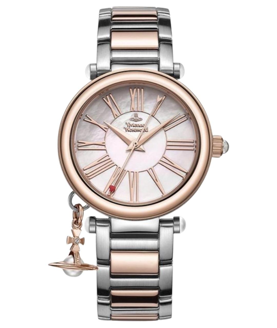 VIVIENNE WESTWOOD Розовые стальные часы, фото 1