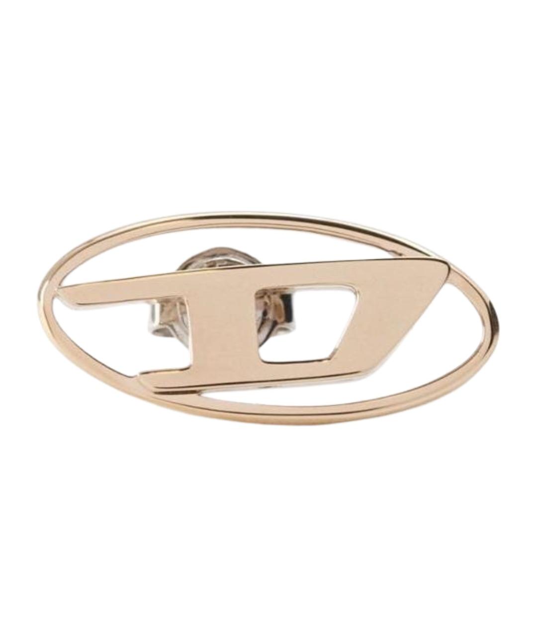 DIESEL Золотые серьги, фото 1