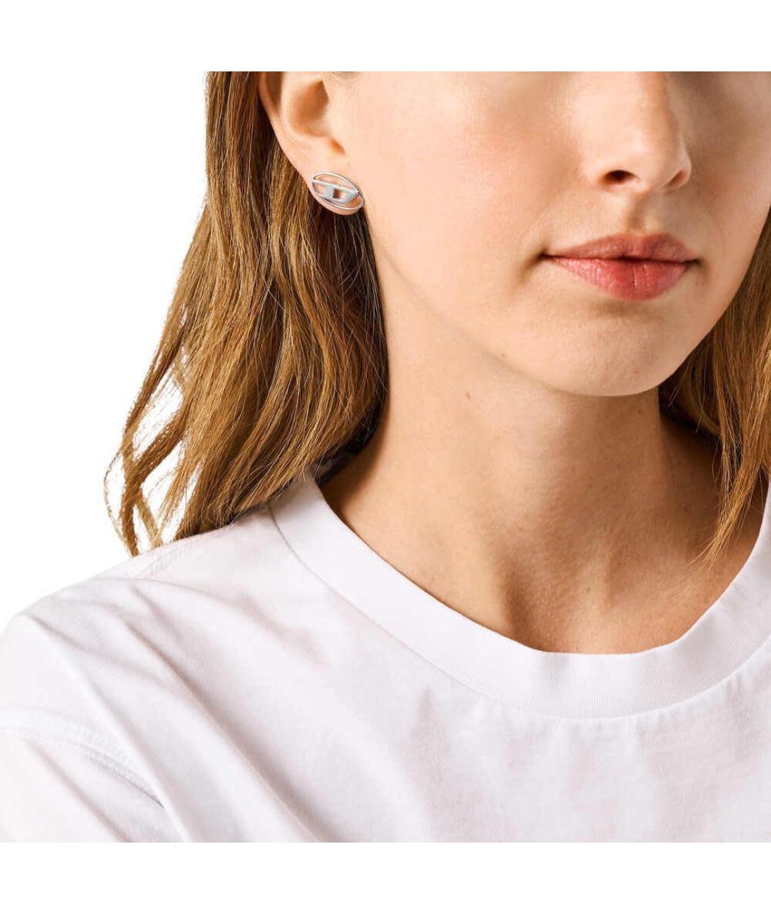 DIESEL Золотые серьги, фото 4