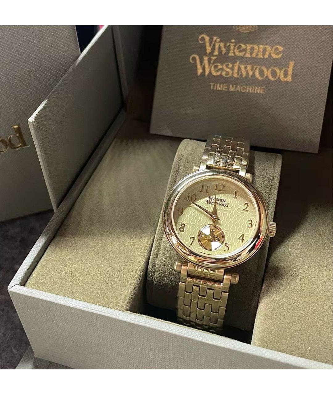 VIVIENNE WESTWOOD Золотые стальные часы, фото 5