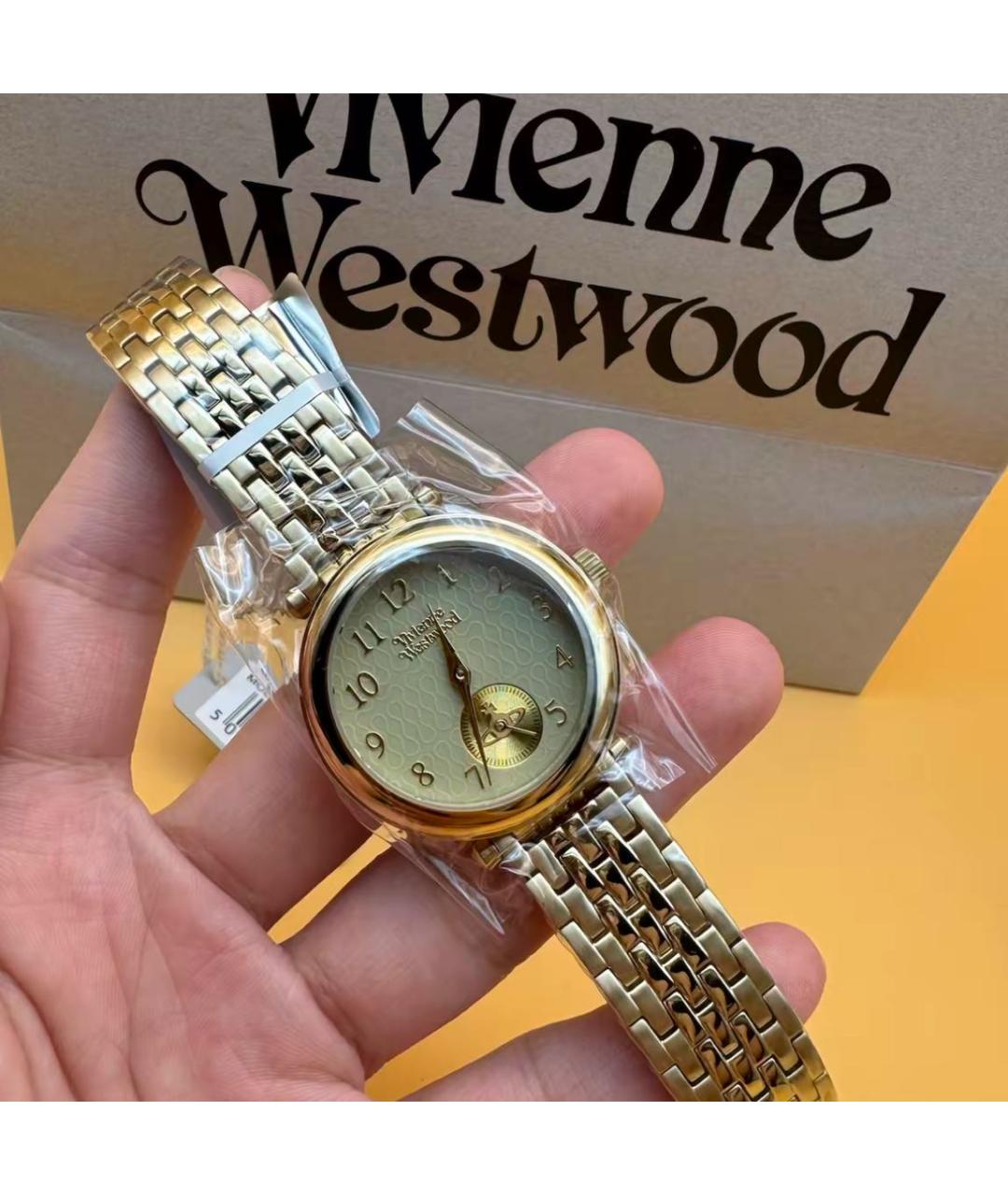VIVIENNE WESTWOOD Золотые стальные часы, фото 6