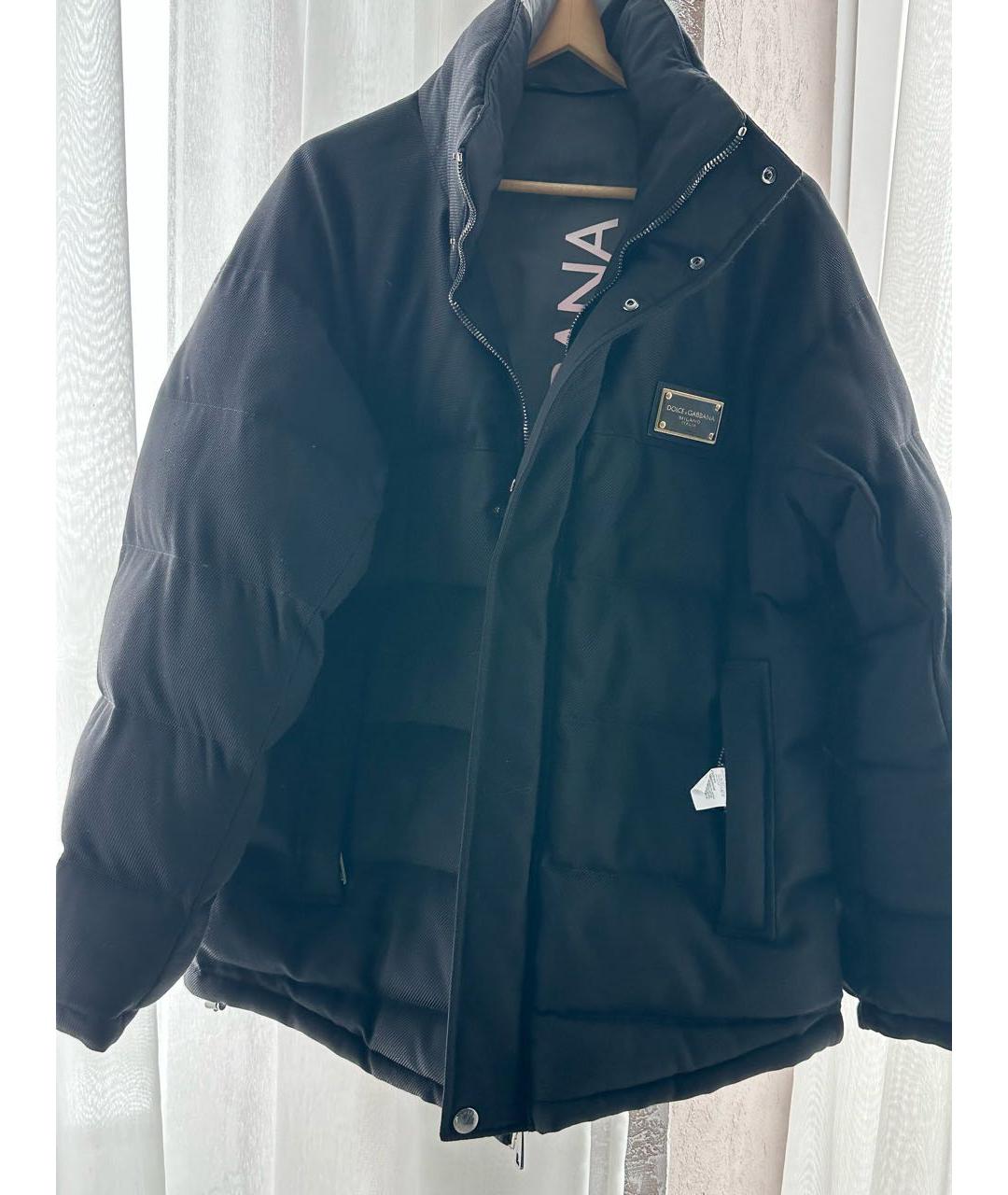 DOLCE&GABBANA Черная шерстяная куртка, фото 4