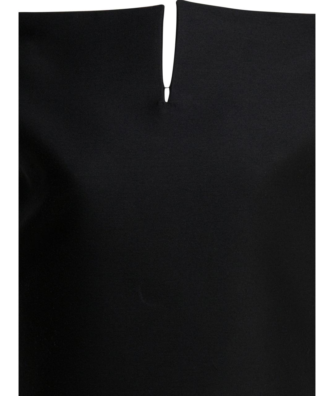 BALENCIAGA Черное шерстяное коктейльное платье, фото 3