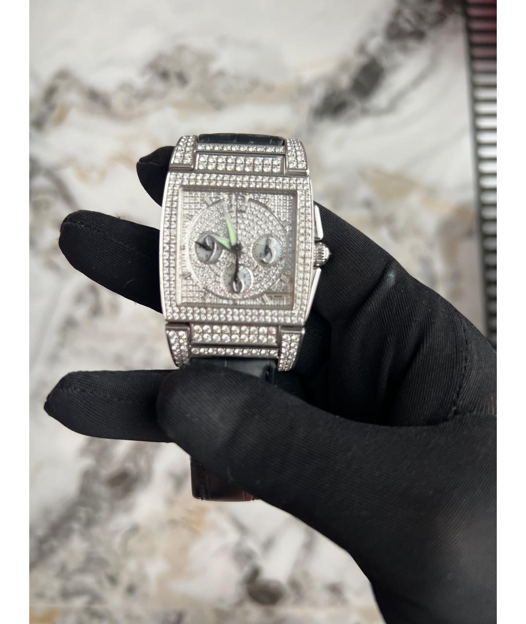 DE GRISOGONO Серебряные часы из белого золота, фото 5