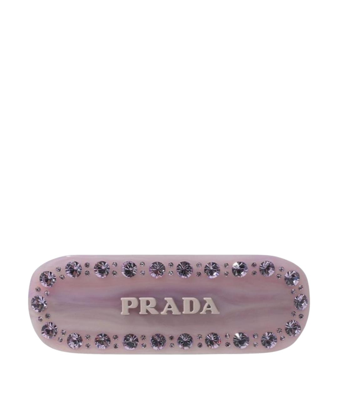 PRADA Розовая заколка, фото 1