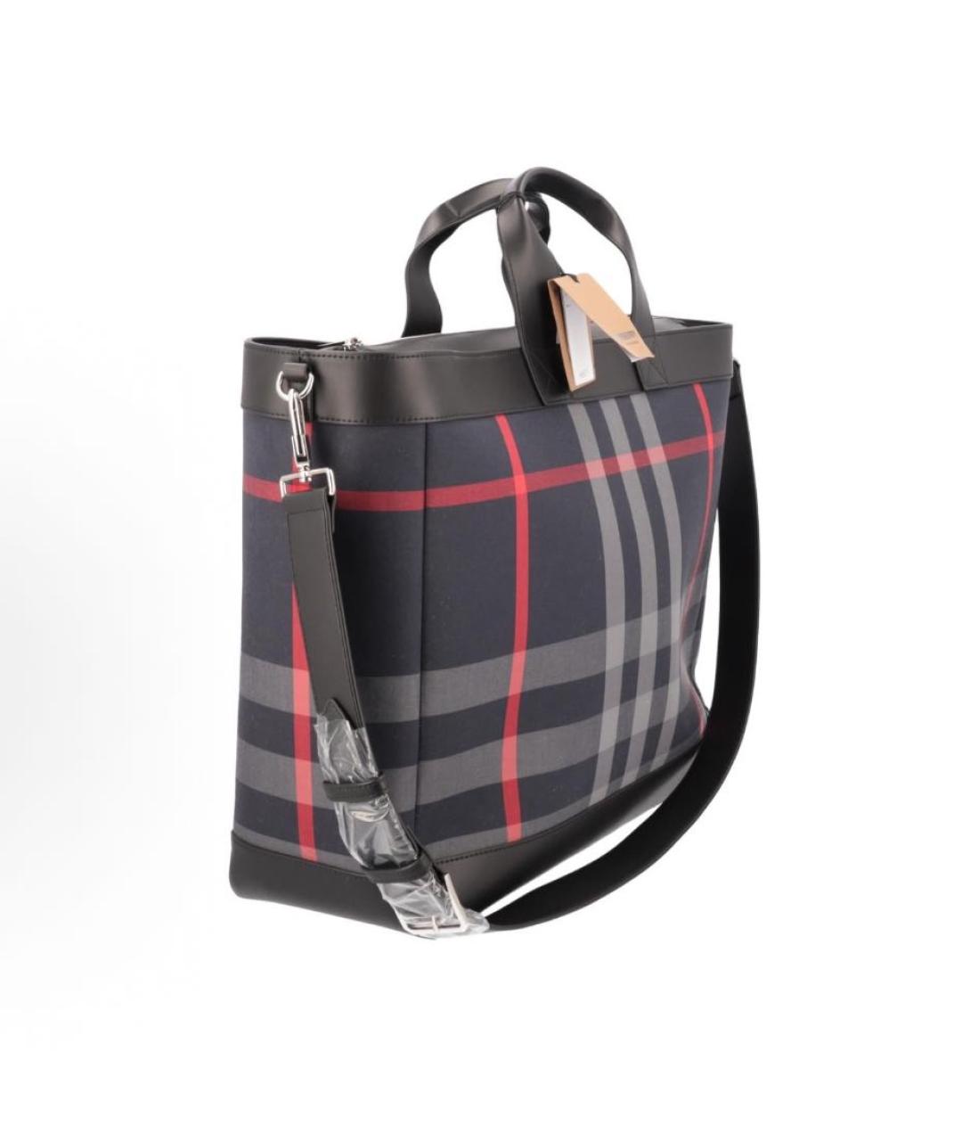 BURBERRY Черная сумка тоут, фото 3