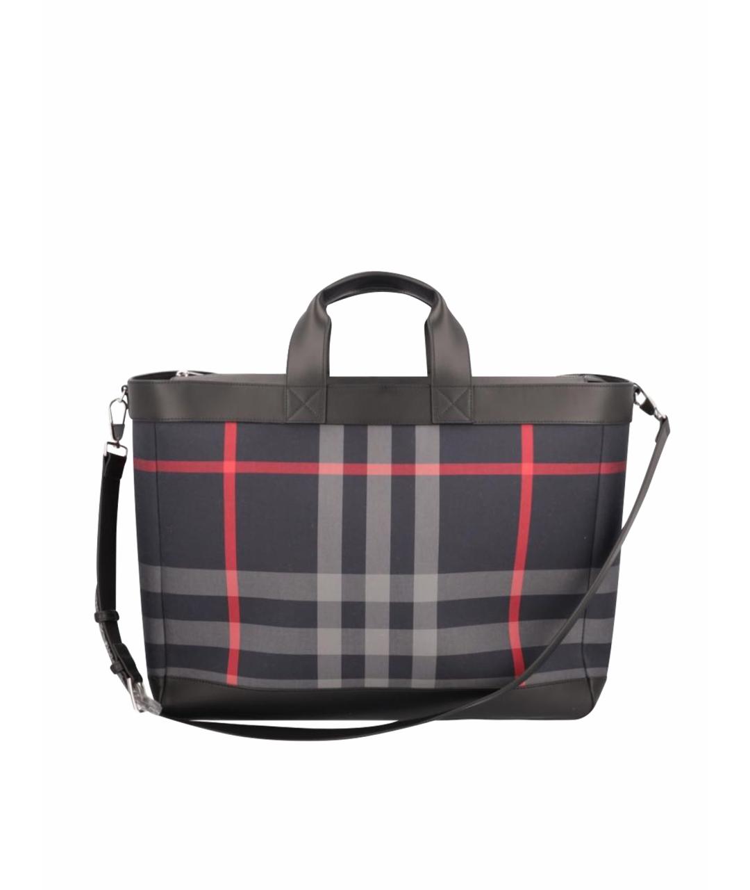 BURBERRY Черная сумка тоут, фото 1