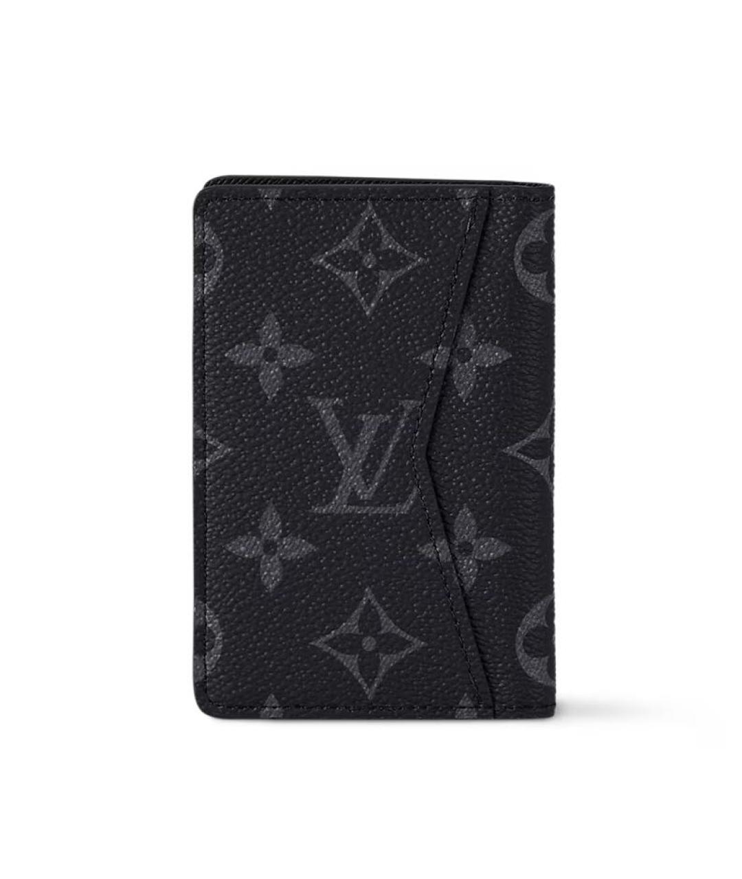 LOUIS VUITTON Черный кардхолдер, фото 5