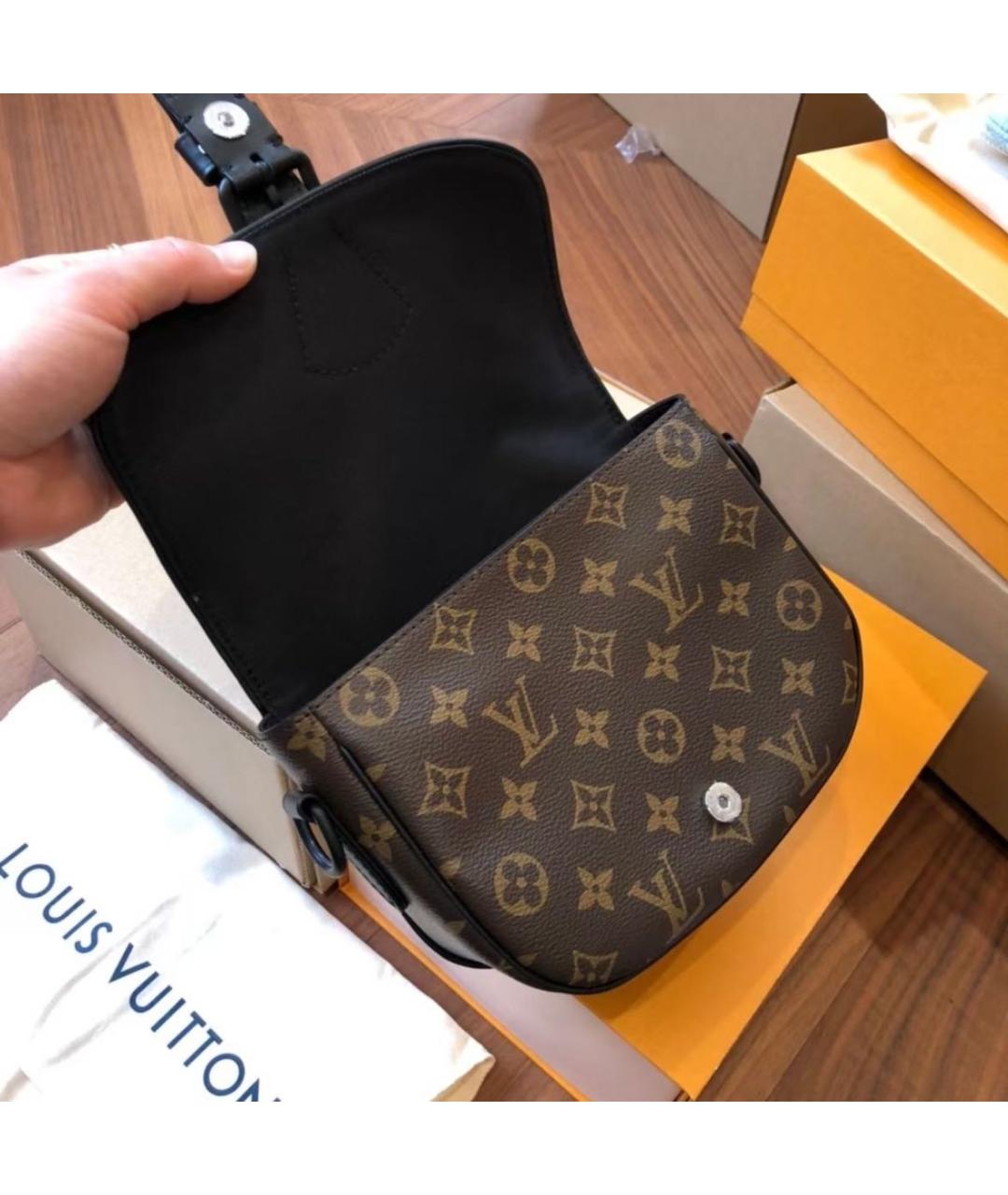 LOUIS VUITTON Коричневая сумка на плечо, фото 3