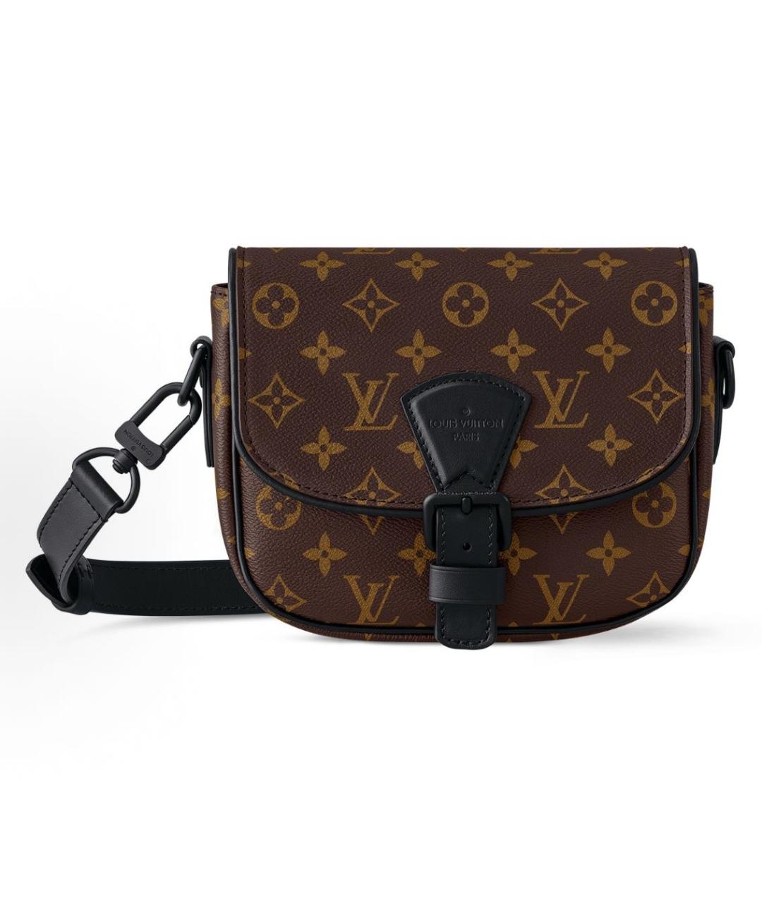 LOUIS VUITTON Коричневая сумка на плечо, фото 4