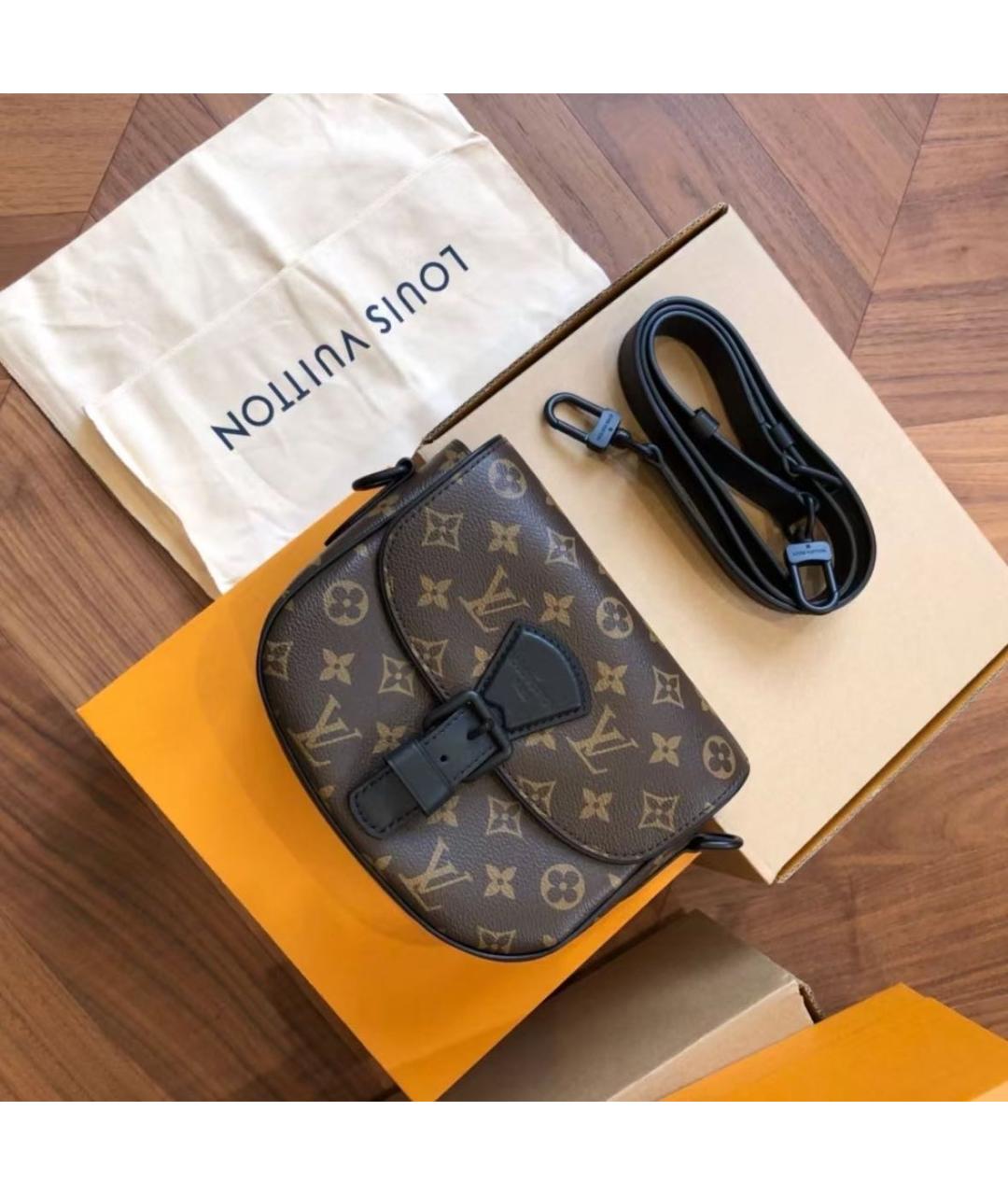 LOUIS VUITTON Коричневая сумка на плечо, фото 2