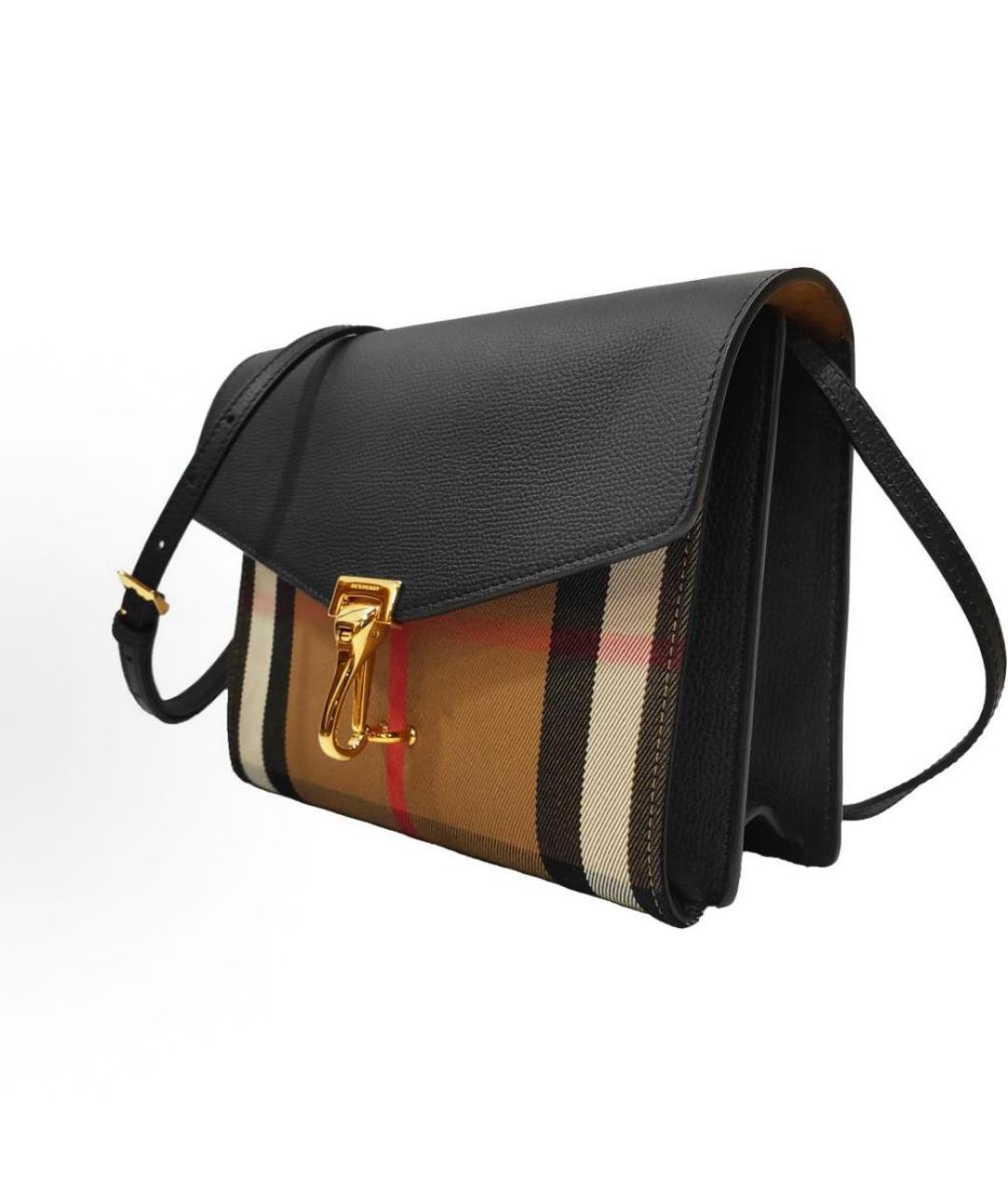 BURBERRY Черная сумка через плечо, фото 2