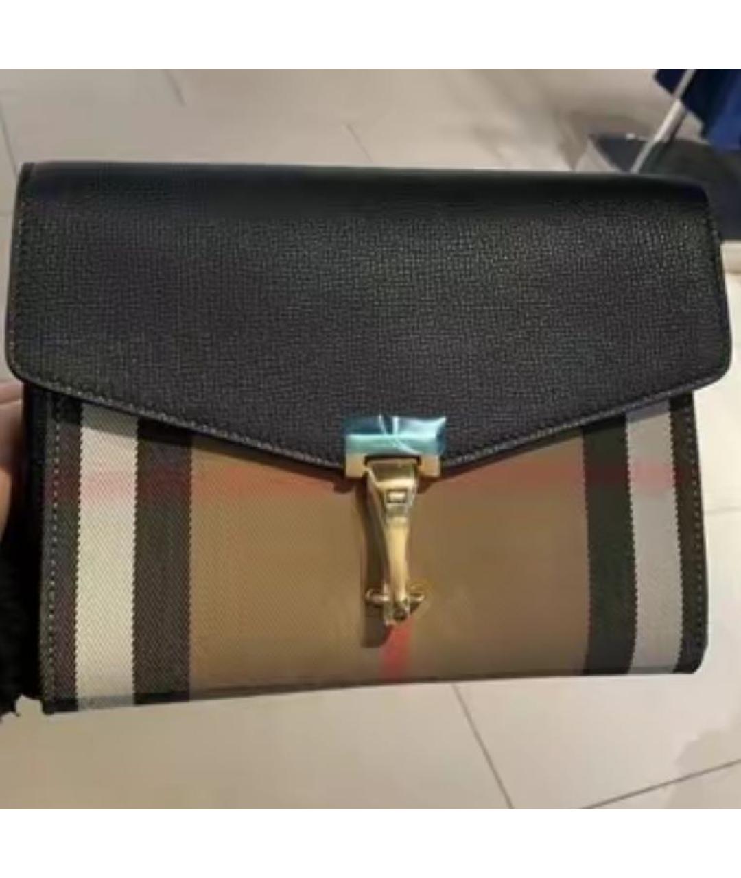 BURBERRY Черная сумка через плечо, фото 4