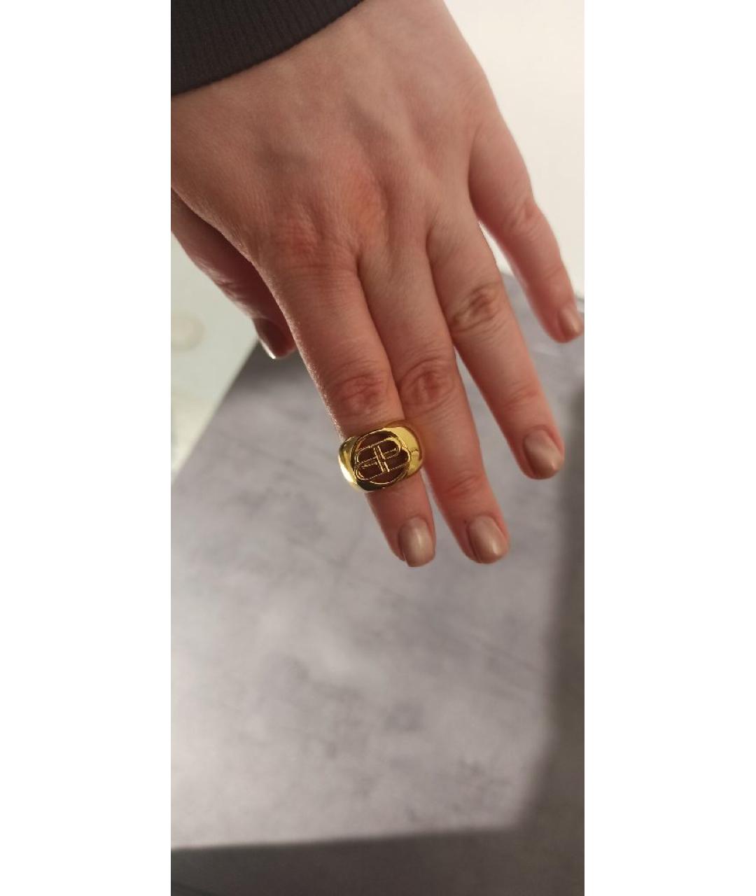 BALENCIAGA Золотое кольцо, фото 4