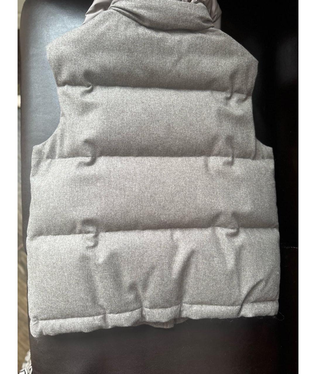 12 STOREEZ Коричневый шерстяной жилет, фото 4