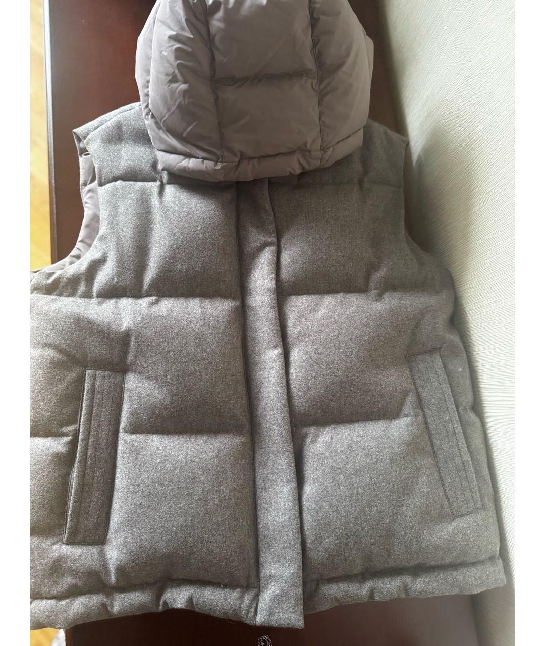 12 STOREEZ Коричневый шерстяной жилет, фото 3